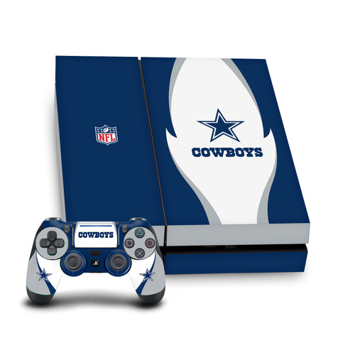 NFL Dallas Cowboys Side Details Vinyl Sticker Skin Decal Cover for Sony PS4 Console & Controller
