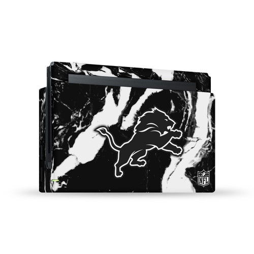 NFL Detroit Lions Marble Vinyl Sticker Skin Decal Cover for Nintendo Switch Console & Dock