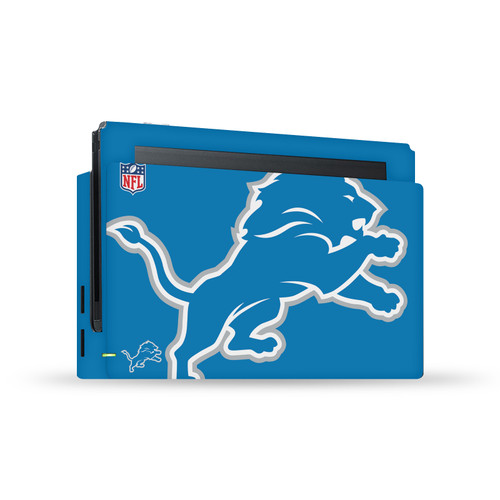 NFL Detroit Lions Oversize Vinyl Sticker Skin Decal Cover for Nintendo Switch Console & Dock