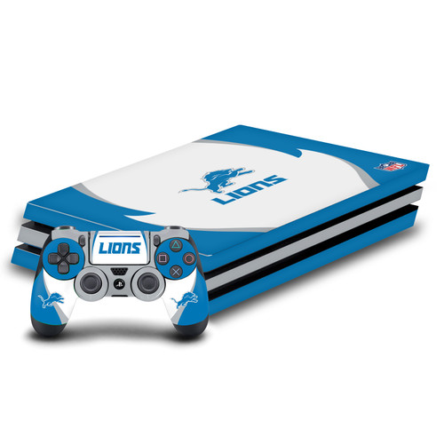 NFL Detroit Lions Side Details Vinyl Sticker Skin Decal Cover for Sony PS4 Pro Bundle