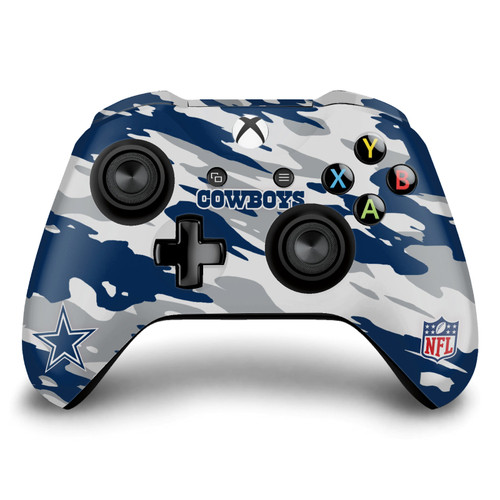 NFL Dallas Cowboys Camou Vinyl Sticker Skin Decal Cover for Microsoft Xbox One S / X Controller
