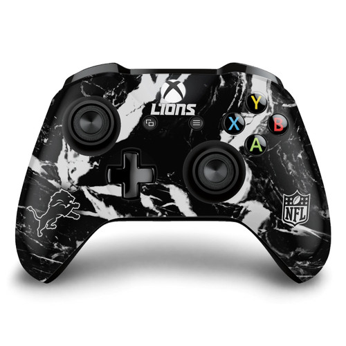 NFL Detroit Lions Marble Vinyl Sticker Skin Decal Cover for Microsoft Xbox One S / X Controller