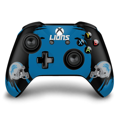 NFL Detroit Lions Sweep Stroke Vinyl Sticker Skin Decal Cover for Microsoft Xbox One S / X Controller