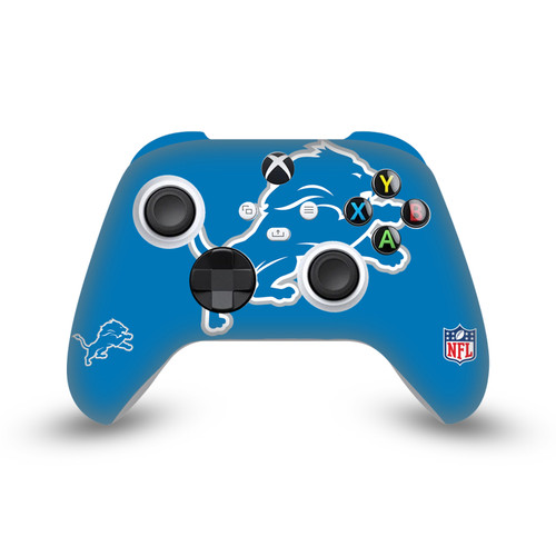 NFL Detroit Lions Oversize Vinyl Sticker Skin Decal Cover for Microsoft Xbox Series X / Series S Controller