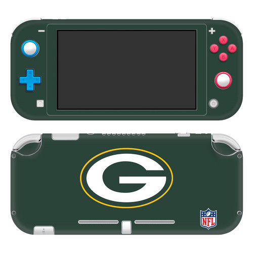 NFL Green Bay Packers Plain Vinyl Sticker Skin Decal Cover for Nintendo Switch Lite