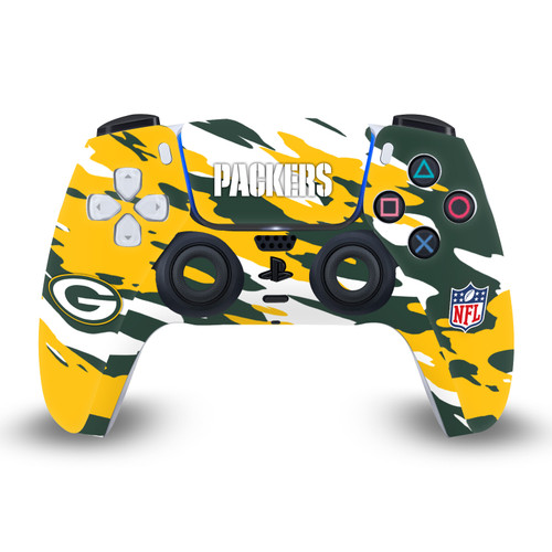 NFL Green Bay Packers Camou Vinyl Sticker Skin Decal Cover for Sony PS5 Sony DualSense Controller