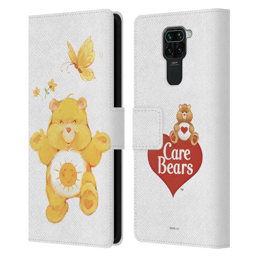 Care Bears Classic Funshine Leather Book Wallet Case Cover For Xiaomi Redmi Note 9 / Redmi 10X 4G