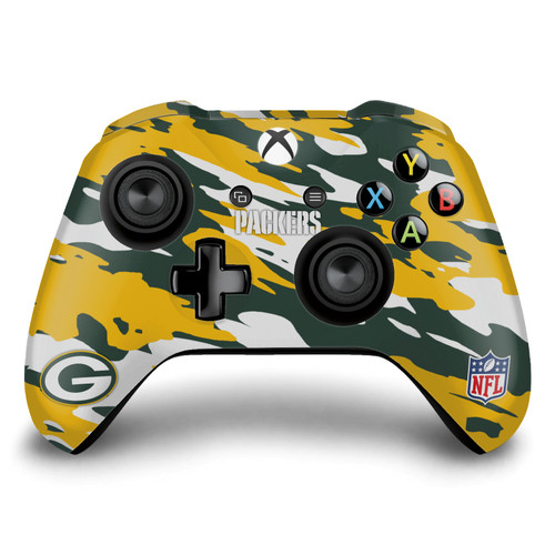 NFL Green Bay Packers Camou Vinyl Sticker Skin Decal Cover for Microsoft Xbox One S / X Controller