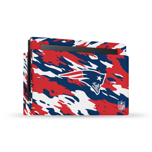 NFL New England Patriots Camou Vinyl Sticker Skin Decal Cover for Nintendo Switch Console & Dock