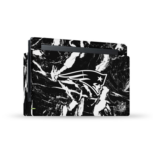 NFL New England Patriots Marble Vinyl Sticker Skin Decal Cover for Nintendo Switch Console & Dock