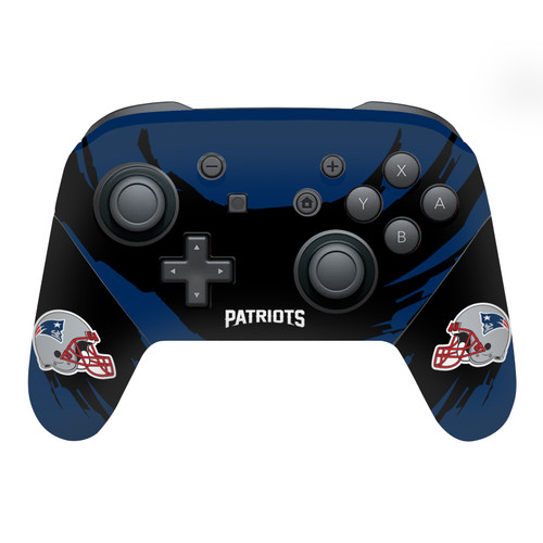 NFL New England Patriots Sweep Stroke Vinyl Sticker Skin Decal Cover for Nintendo Switch Pro Controller