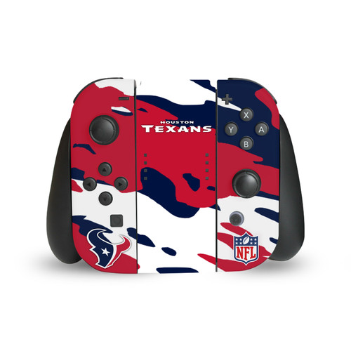 NFL Houston Texans Camou Vinyl Sticker Skin Decal Cover for Nintendo Switch Joy Controller
