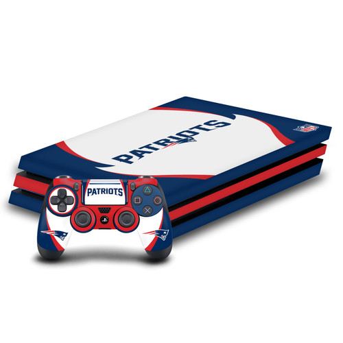 NFL New England Patriots Side Details Vinyl Sticker Skin Decal Cover for Sony PS4 Pro Bundle
