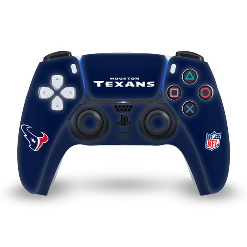 NFL Houston Texans Plain Vinyl Sticker Skin Decal Cover for Sony PS5 Sony DualSense Controller
