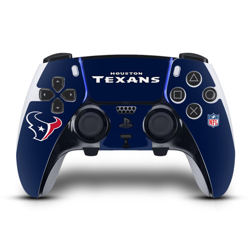 NFL Houston Texans Plain Vinyl Sticker Skin Decal Cover for Sony PS5 DualSense Edge Controller