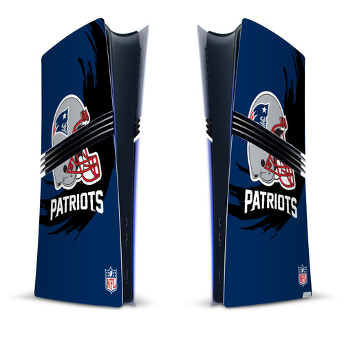 NFL New England Patriots Sweep Stroke Vinyl Sticker Skin Decal Cover for Sony PS5 Pro Digital Edition Console