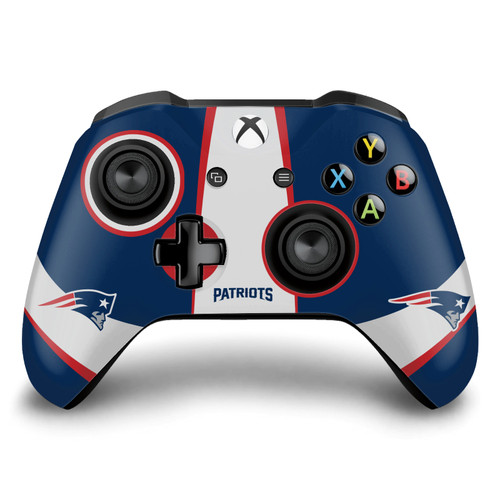 NFL New England Patriots Side Details Vinyl Sticker Skin Decal Cover for Microsoft Xbox One S / X Controller