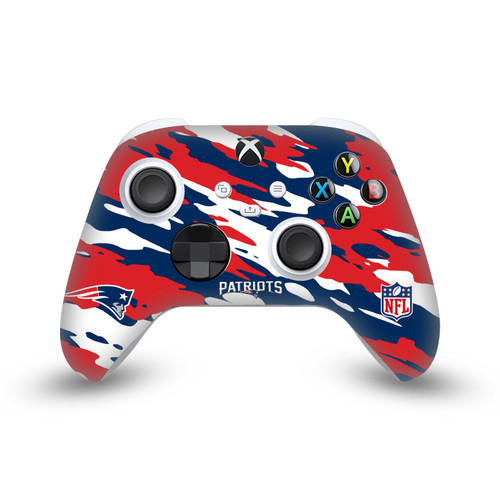 NFL New England Patriots Camou Vinyl Sticker Skin Decal Cover for Microsoft Xbox Series X / Series S Controller