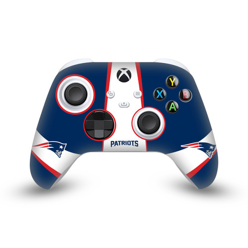 NFL New England Patriots Side Details Vinyl Sticker Skin Decal Cover for Microsoft Xbox Series X / Series S Controller