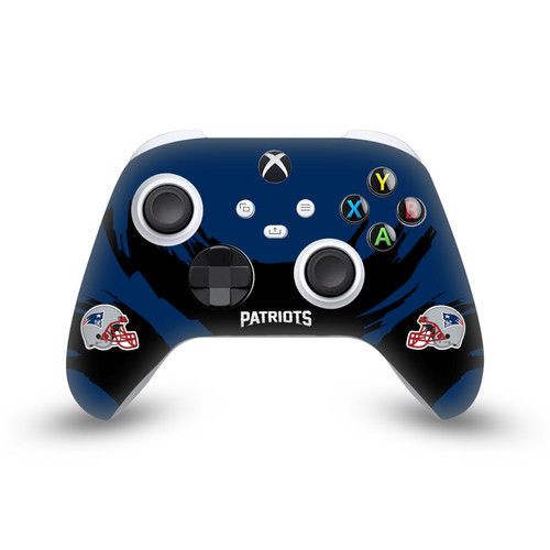 NFL New England Patriots Sweep Stroke Vinyl Sticker Skin Decal Cover for Microsoft Xbox Series X / Series S Controller