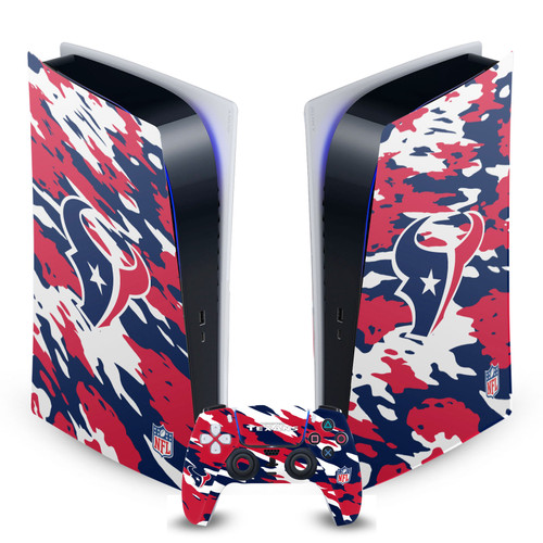 NFL Houston Texans Camou Vinyl Sticker Skin Decal Cover for Sony PS5 Digital Edition Bundle