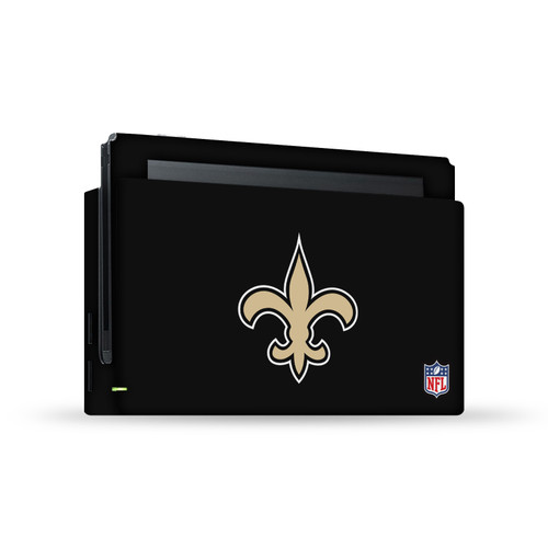 NFL New Orleans Saints Plain Vinyl Sticker Skin Decal Cover for Nintendo Switch Console & Dock
