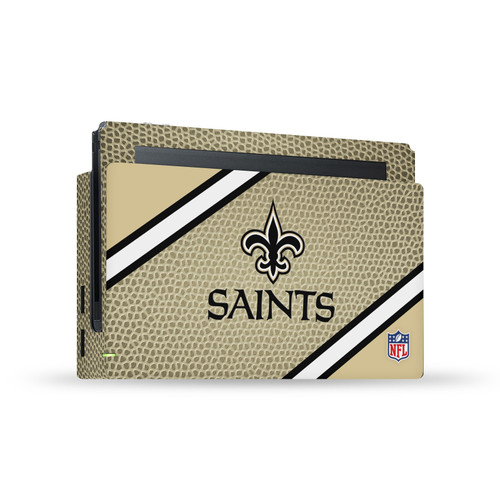 NFL New Orleans Saints Stripe Vinyl Sticker Skin Decal Cover for Nintendo Switch Console & Dock