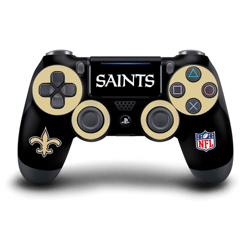 NFL New Orleans Saints Plain Vinyl Sticker Skin Decal Cover for Sony DualShock 4 Controller
