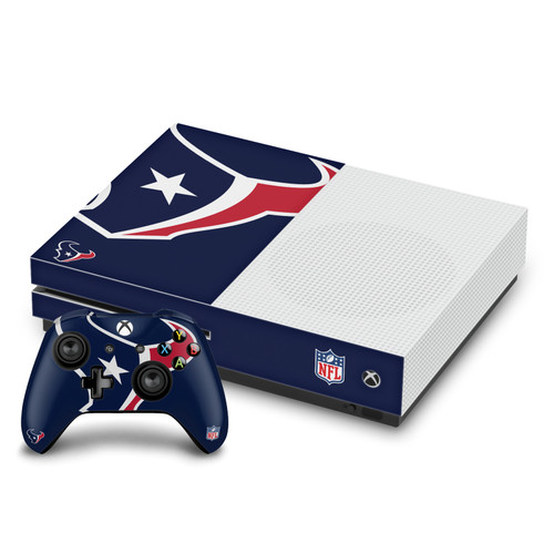 NFL Houston Texans Oversize Vinyl Sticker Skin Decal Cover for Microsoft One S Console & Controller
