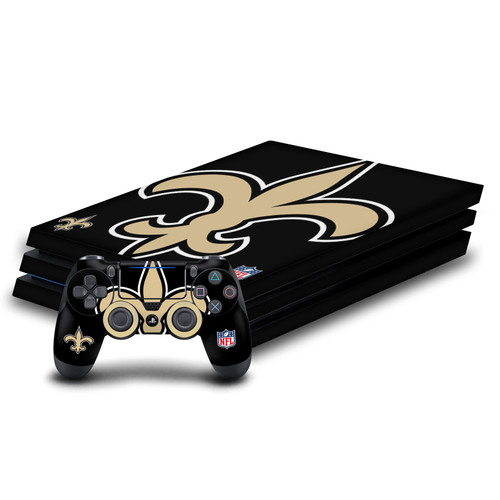 NFL New Orleans Saints Oversize Vinyl Sticker Skin Decal Cover for Sony PS4 Pro Bundle