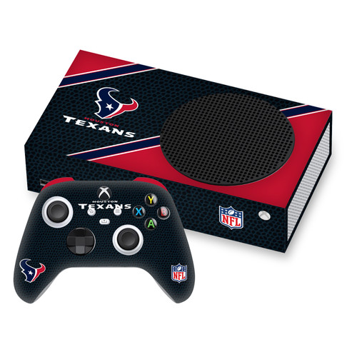 NFL Houston Texans Logo Art Vinyl Sticker Skin Decal Cover for Microsoft Series S Console & Controller