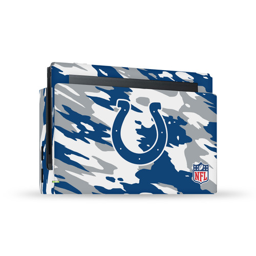 NFL Indianapolis Colts Camou Vinyl Sticker Skin Decal Cover for Nintendo Switch Console & Dock