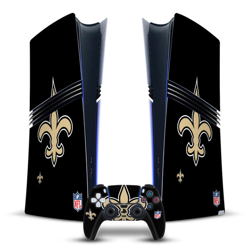 NFL New Orleans Saints Oversize Vinyl Sticker Skin Decal Cover for Sony PS5 Pro Digital Edition Bundle