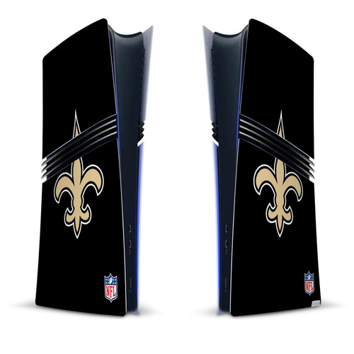 NFL New Orleans Saints Plain Vinyl Sticker Skin Decal Cover for Sony PS5 Pro Digital Edition Console