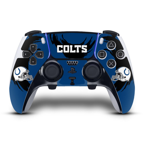 NFL Indianapolis Colts Sweep Stroke Vinyl Sticker Skin Decal Cover for Sony PS5 DualSense Edge Controller