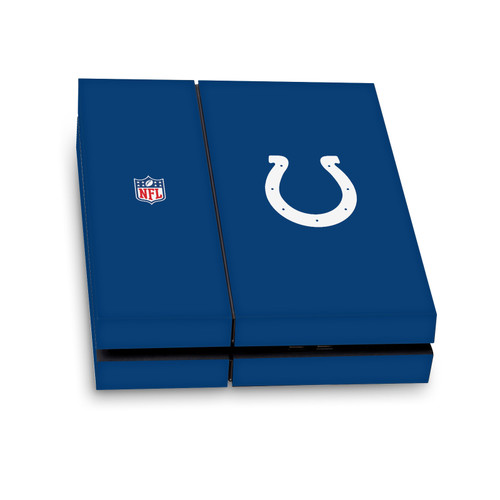 NFL Indianapolis Colts Plain Vinyl Sticker Skin Decal Cover for Sony PS4 Console