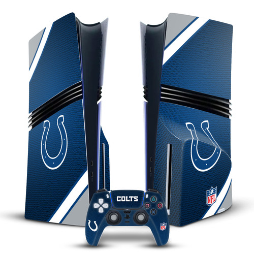 NFL Indianapolis Colts Logo Art Vinyl Sticker Skin Decal Cover for Sony PS5 Pro Disc Edition Bundle