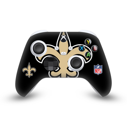 NFL New Orleans Saints Oversize Vinyl Sticker Skin Decal Cover for Microsoft Xbox Series X / Series S Controller
