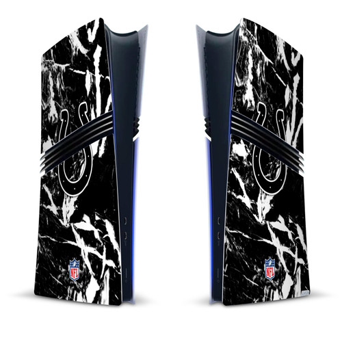 NFL Indianapolis Colts Marble Vinyl Sticker Skin Decal Cover for Sony PS5 Pro Digital Edition Console