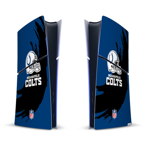 NFL Indianapolis Colts Sweep Stroke Vinyl Sticker Skin Decal Cover for Sony PS5 Slim Digital Edition Console