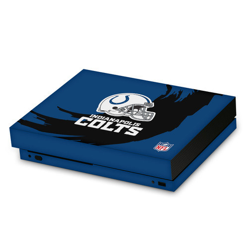NFL Indianapolis Colts Sweep Stroke Vinyl Sticker Skin Decal Cover for Microsoft Xbox One X Console