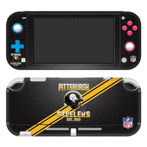 NFL Team 2 Pittsburgh Steelers Vinyl Sticker Skin Decal Cover for Nintendo Switch Lite