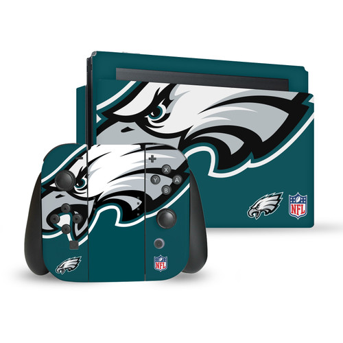 NFL Philadelphia Eagles Oversize Vinyl Sticker Skin Decal Cover for Nintendo Switch Bundle