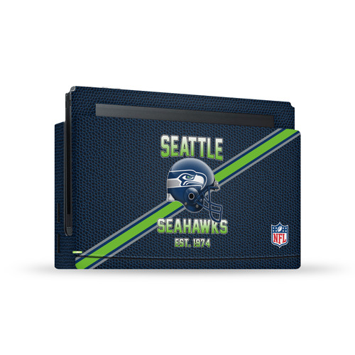 NFL Team 2 Seattle Seahawks Vinyl Sticker Skin Decal Cover for Nintendo Switch Console & Dock