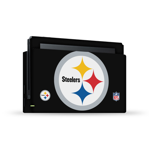 NFL Pittsburgh Steelers Oversize Vinyl Sticker Skin Decal Cover for Nintendo Switch Console & Dock