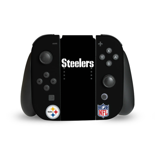 NFL Pittsburgh Steelers Plain Vinyl Sticker Skin Decal Cover for Nintendo Switch Joy Controller