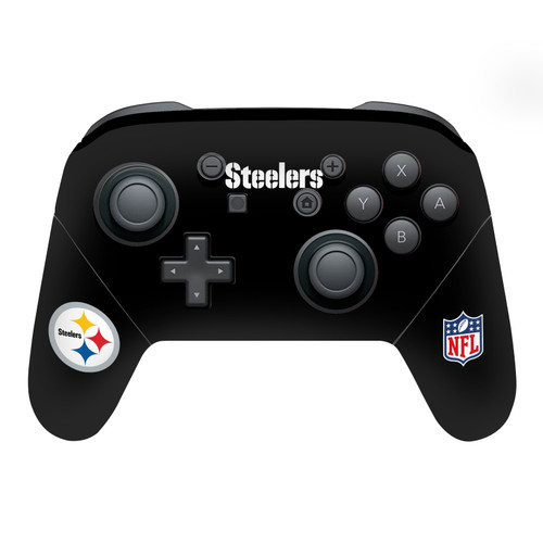NFL Pittsburgh Steelers Plain Vinyl Sticker Skin Decal Cover for Nintendo Switch Pro Controller