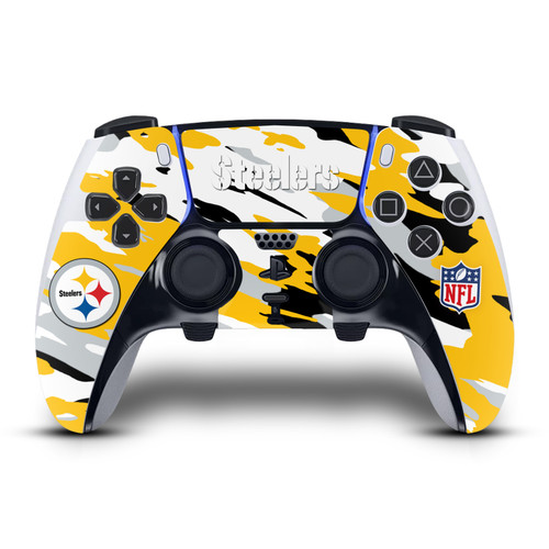 NFL Pittsburgh Steelers Camou Vinyl Sticker Skin Decal Cover for Sony PS5 DualSense Edge Controller