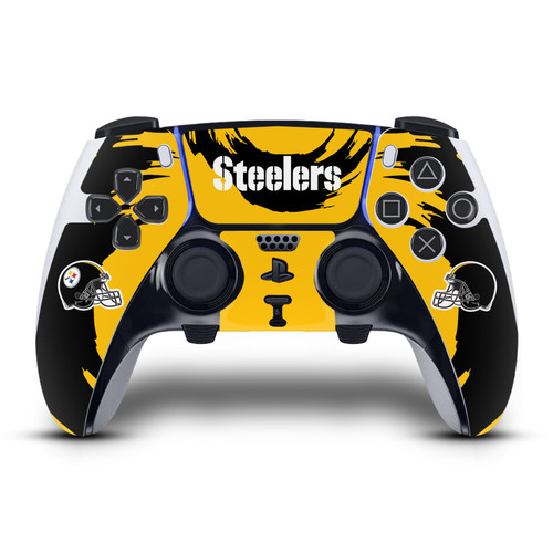 NFL Pittsburgh Steelers Sweep Stroke Vinyl Sticker Skin Decal Cover for Sony PS5 DualSense Edge Controller