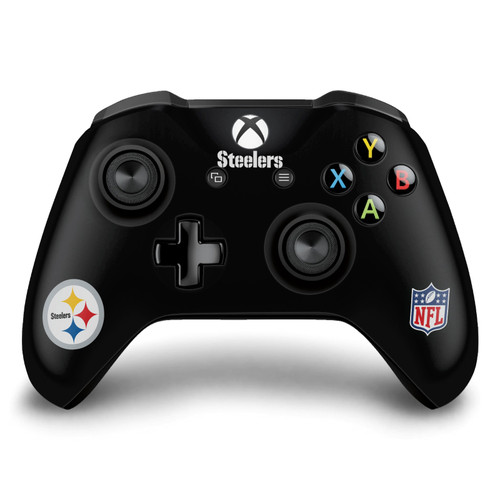 NFL Pittsburgh Steelers Plain Vinyl Sticker Skin Decal Cover for Microsoft Xbox One S / X Controller